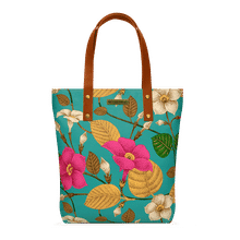 DailyObjects Teal Hibiscus Classic Tote Bag