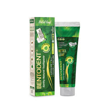 Bentodent Betel Leaf Toothpaste Organic, Vegan,SLS Free, Fluoride Free for Fresh breath