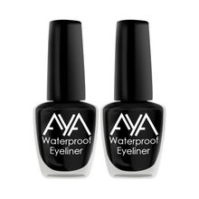 AYA 24 Hrs Long Lasting & Waterproof Eyeliner - Black (Set of 2)
