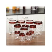Milton Hexa Plastic Storage Containers (Pack Of 12)