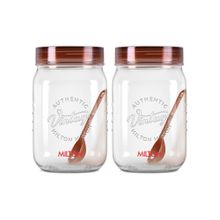 Milton Vintage Airtight Containers with Spoons (Pack Of 2)