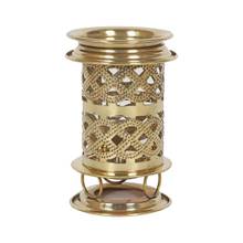 Amaya Decors Brass Chimney Akhand Dia Gold