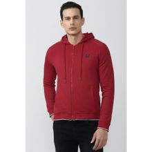 Van Heusen Sport Mens Solid Maroon Sweatshirt