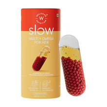 Wellbeing Nutrition Slow Multivitamin + Omega 3 for Women, Skin, Hair, Metabolism