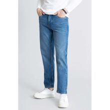 Snitch Refined Azure Blue Relaxed Fit Jeans