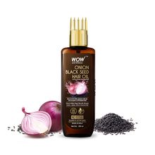 WOW Skin Science Onion Black Seed Hair Oil With Comb Applicator