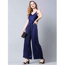 RSVP By Nykaa Fashion Blue Dont Dull My Shine Jumpsuit