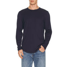 Cuts Ao Long Sleeve Curve Hem Tee