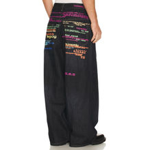 Jaded London Rainbow Script XL Colossus Jeans