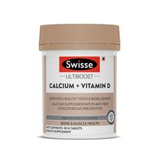 Swisse Calcium + Vitamin D Supplement for Immunity, Bones & Muscle Health