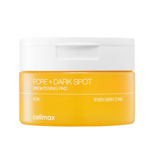 Celimax Pore + Dark Spot Brightening Pad, Exfoliates, Reduces Marks & Tightens Pores