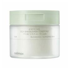 Celimax Ji Woo Gae Cica BHA Blemish Toner Pad, Exfoliates, Calms & Clears Acne