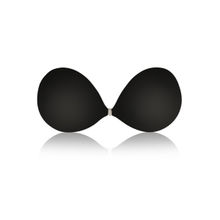 NOOD Push Up Adhesive Bra Black Reusable 50+ Times Extra Volume and Cleavage Waterproof