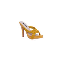Sherrif Shoes Womens Yellow Stiletto Heels