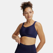 Jockey MI11 Wirefree Non Padded Microfiber Elastane Sports Bra - Peacoat