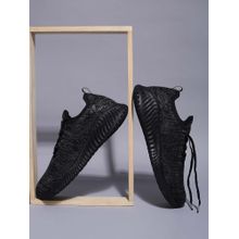 Xtep Men Memory Foam Mesh Lightweight Non-Marking Black Running Shoes