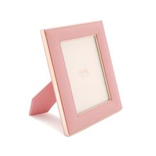 Pure Home + Living Pink Faux Leather Photo Frame