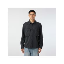 Pepe Jeans Men Grey Double Pocket Full Sleeve Denim Shirt