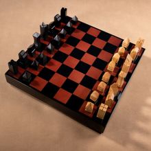 Gibox Check and Mate - Wooden Chess Board Home Decor Luxurious Item