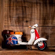 Gibox Scout Retro Scooter - Multi Home Decor Luxurious Item