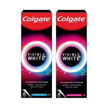 Colgate Visible White O2 Teeth Whitening Toothpaste - Peppermint Sparkle & Aromatic Mint