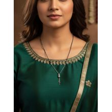 925 SILLER Pure Silver Adjustable Mangalsutra