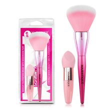 Majestique Makeup Foundation Brush With Mushroom Puff