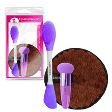 Majestique Face Cleansing Pad, Mushroom Blender and Facial Applicator - Multicolor