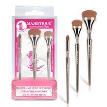 Majestique Foundation, Concealer and Multi-Use Brush Professional Luminous HD Brushes