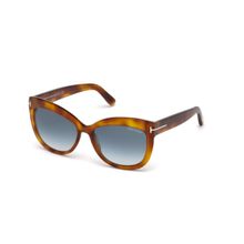 Tom Ford FT0524 56 53w Iconic Beveled Shapes In Premium Acetate Sunglasses