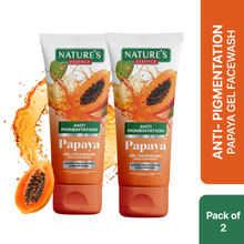 Nature's Essence Anti Pigmentation Papaya Gel Face Wash - Pack of 2