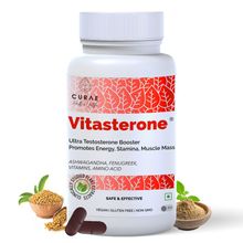 Curae Health Vitasterone - Ultra Testosterone Booster Plant Based Vegan Tablets