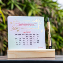 Thinkpot 2020 Floral Calendar With Pen Stand