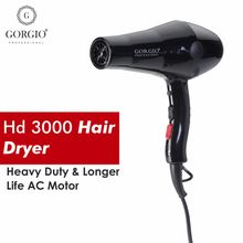 Gorgio Professional Premium AC Motor 2000 Watt Real Cool Shot HairDryer HD3000