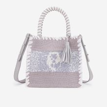 ABELARDO DE MODA Aries Grey Hand Woven Hand Bag (L)