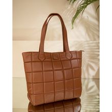 ABELARDO DE MODA Longchamp Brown Leather Tote Bag (L)