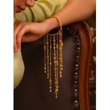 925 Silver Shaya by CaratLane Haldi Wale Haath Kaleera in Gold Plated