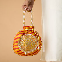 Azai by Nykaa Fashion Multicolor Embroidered Pearl Handle Festive Potli Bag