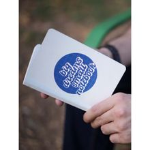 Fangled Big Dreams Small Notebook Softcover 128 Pages Blue Inspirational Notebook