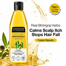 Soulflower Coldpressed Pure Natural Bhringraj Oil with Coconut and Sesame