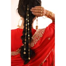 Tangerine Barkha Hair Chain