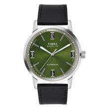 Timex MARLIN Green Round Dial Mechanical Automatic Men's Watch - TWEG26700 (Medium)
