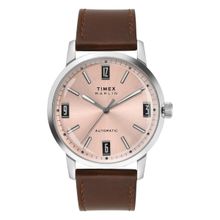 Timex MARLIN Pink Round Dial Mechanical Automatic Men's Watch - TWEG26701 (Medium)