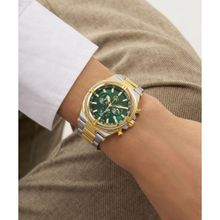 GC GUESS COLLECTION Ironclass Green Round Dial Analog Men's Watch - Z32005G9 (Medium)