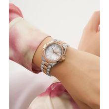 GC GUESS COLLECTION Bolt Lady White Round Dial Analog Women's Watch - Z53001L1 (Medium)