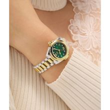 GC GUESS COLLECTION Bolt Lady Green Round Dial Analog Women's Watch - Z58002L9 (Medium)