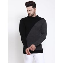 Style Quotient Mens Multi-Color Colourblocked Sweater