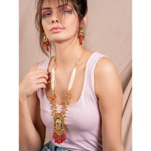 Odette Ethnic Pink Mani-pearl-kundan Necklace Set