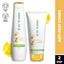 Matrix Biolage Deep Smoothing Shampoo + Deep Smoothing Conditioner Combo For Frizzy Hair