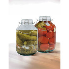 The Better Home Glass Storage Transparent Jar, 1.5L, (Pack Of 2)